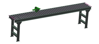 18" Wide - Medium Duty - Non-Powered Conveyor