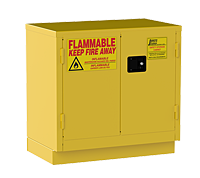 Flammable Safety Cabinets for Warehouses and Manufacturing Facilities. [Keeping Flammable Liquids Secure]