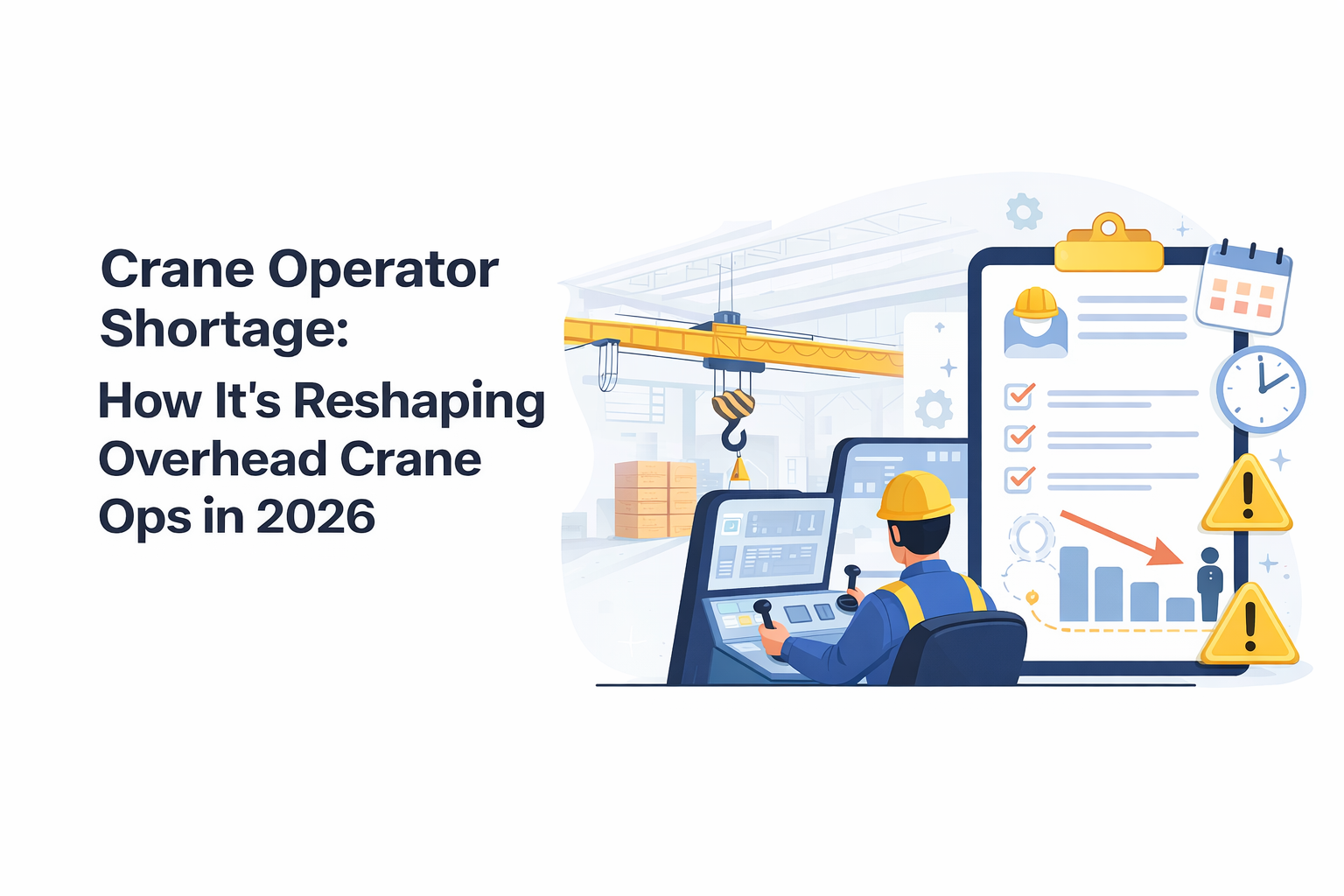 How the Crane Operator Shortage Is Changing Overhead Crane Operations in 2026