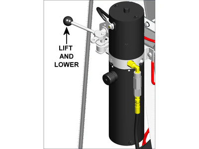 500 Series Vertical Lift Drum Pourers