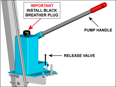 500 Series Vertical Lift Drum Pourers