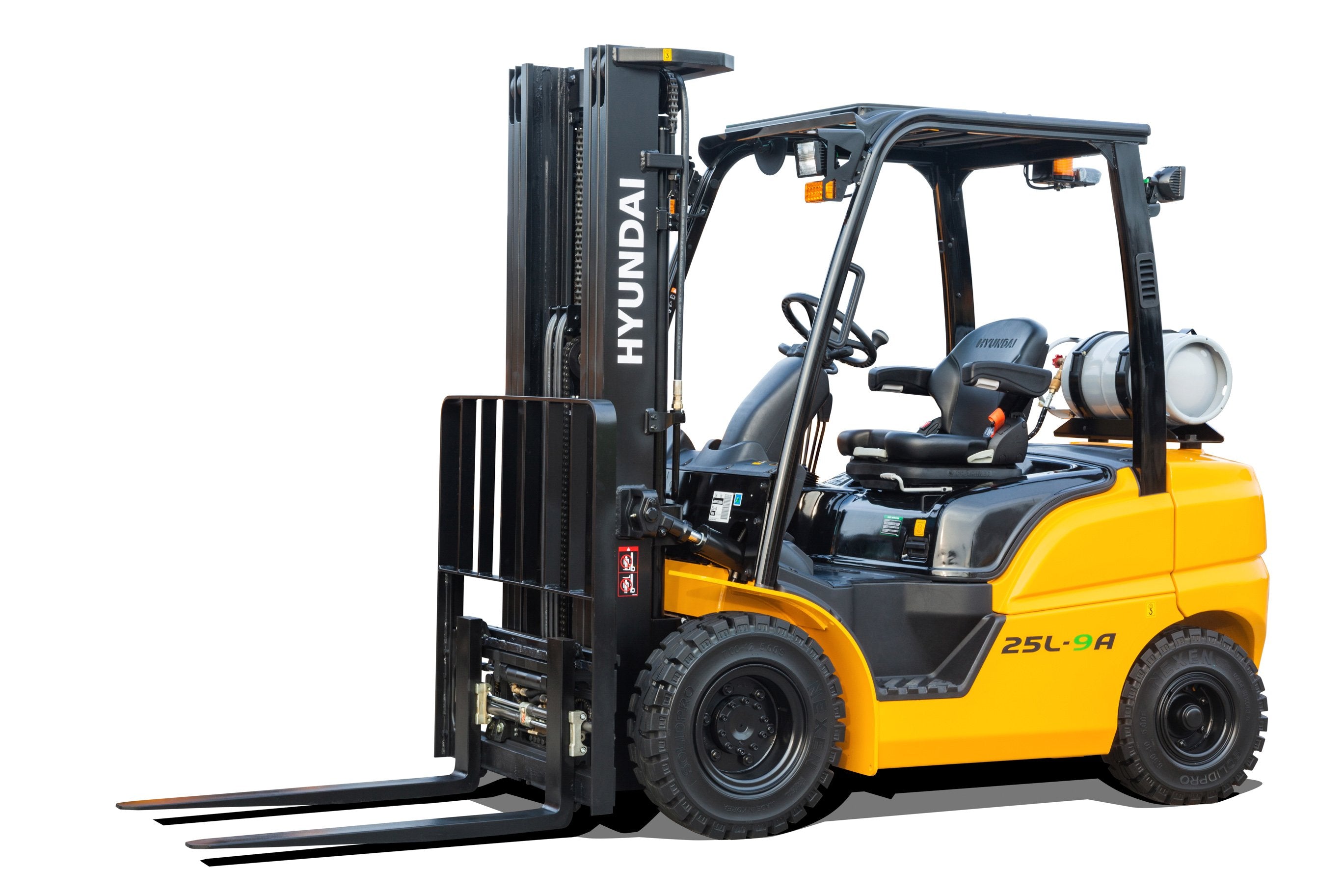 5000 lbs Warehouse Forklift Rental - Cushion Tires