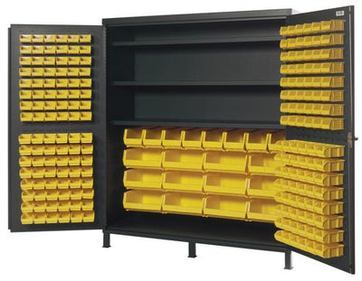 72 Inch WIDE HEAVY-DUTY ALL-WELDED BIN CABINETS