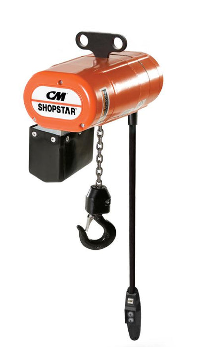 600 pounds - CM Shopstar Electric Chain Hoist
